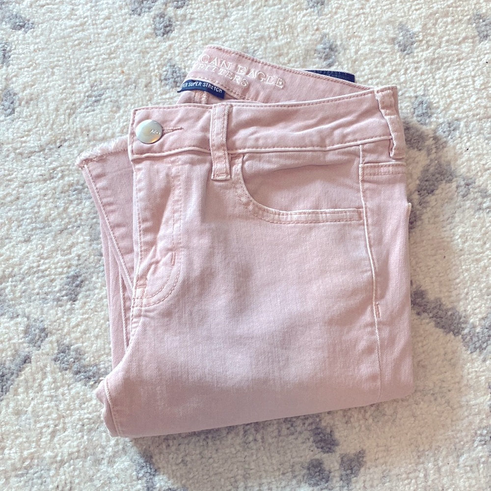 American Eagle Pink Jeans